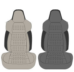 AUTOWEAR SEAT COVER SAND GRAY GRAY FOR HONDA S660 JW5 1921-SNDGYGY