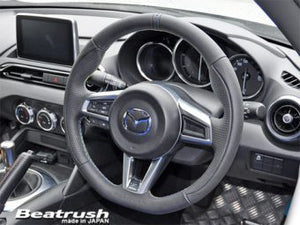 LAILE BEATRUSH SPORTS STEERING WHEEL CENTER MARK BLUE For ROADSTER RF NDERC S75086SS1