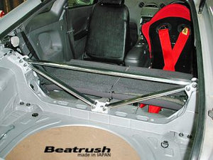 LAILE BEATRUSH REAR STRUT BRACE For TOYOTA CELICA ZZT231 S81214-RTA - Black Hawk Japan