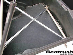 LAILE BEATRUSH REAR CROSSBEAM PILLAR BAR For HONDA INTEGRA Type-R DC2 S84050PB-RX - Black Hawk Japan