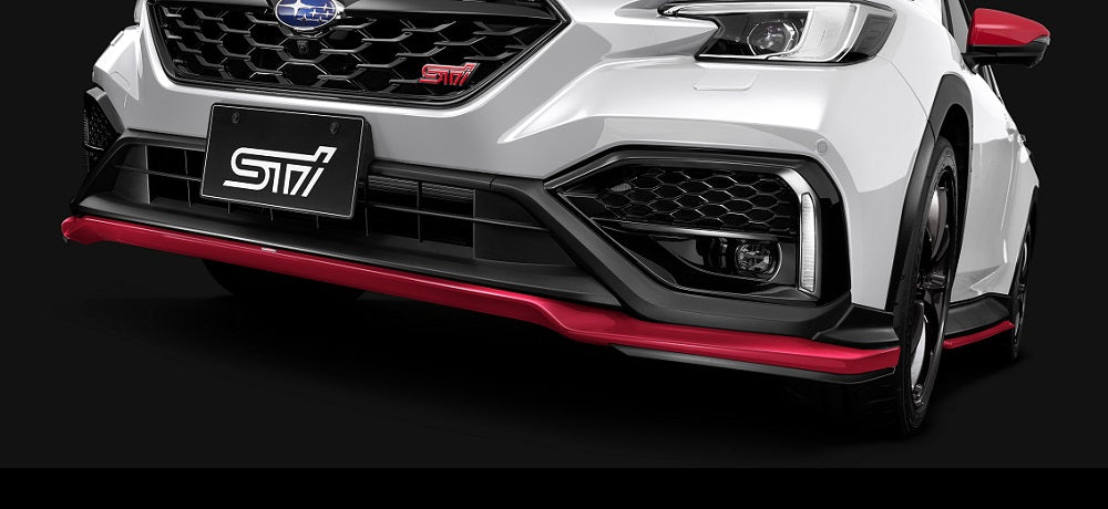 STI FRONT UNDER SPOILER CHERRY RED FOR WRX S4(VB) SG517VC020
