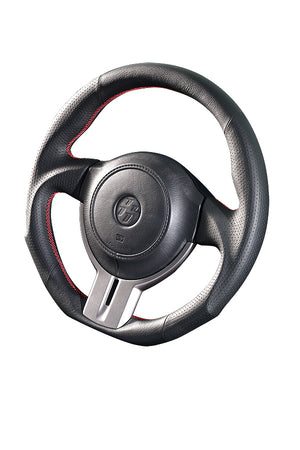 DAMD STEERING WHEEL  For SUBARU BRZ ZC ZN (A ~ D) 12/4 ~ 16/7 SS358-Z Full leather FORMULA