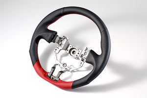 DAMD STEERING WHEEL  For TOYOTA FT86 ZC ZN (A ~ D) 12/4 ~ 16/7 SS358-Z Full leather FORMULA