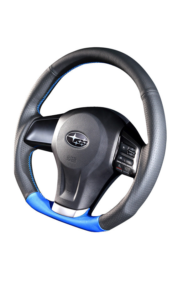 DAMD STEERING WHEEL  For SUBARU FORESTER SJ (A ~ C) 12/11 ~ SS360-D BLUE FORMULA