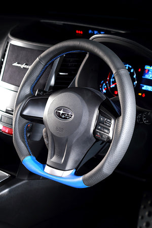 DAMD STEERING WHEEL  For SUBARU XV GJ GP (A ~ D) 11/12 ~ SS360-D BLUE FORMULA