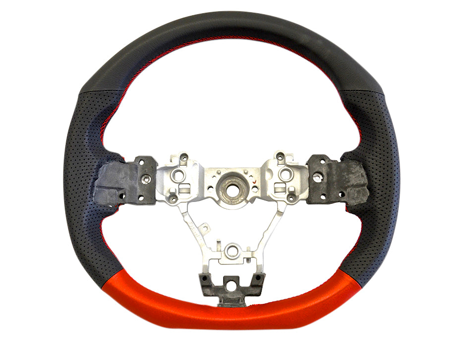 DAMD STEERING WHEEL  For SUBARU WRX S4 / STI VAB VAG (A~) 14/8~ SS360-RX RED FORMULA
