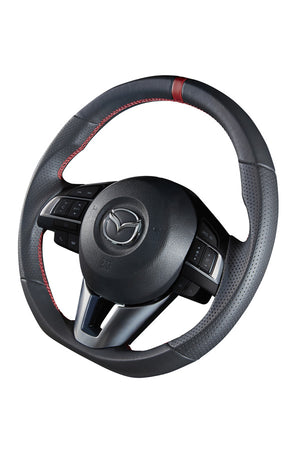 DAMD STEERING WHEEL  For MAZDA ATENZA GJ 12.11~16.7 SS365-M Nappa leather
