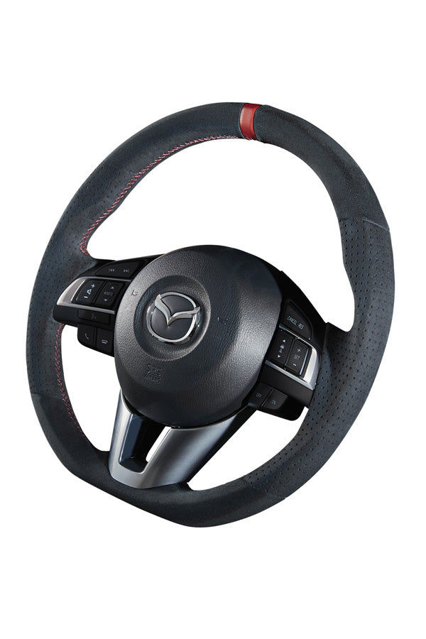 DAMD STEERING WHEEL  For MAZDA ATENZA GJ 12.11~16.7 SS365-M Ultra suede