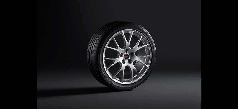 STI WHEEL SET 19 BBS BLACK 19x8.5J+53 FOR WRX S4(VB) ST28100ZR560