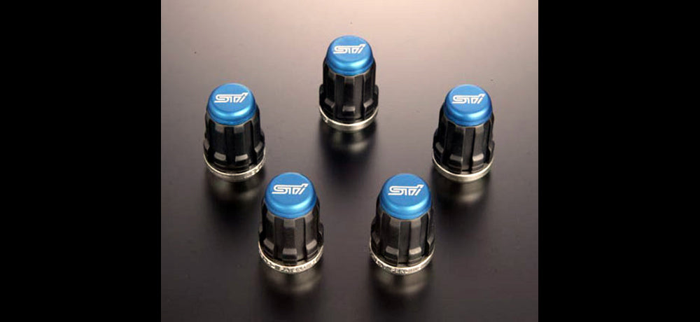 STI WHEEL NUT SET BLACK FOR WRX S4(VB) ST28170ST020