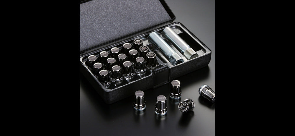 STI SECURITY WHEEL NUT SET  For LEGACY B4 (BM) ST28170ST060 - Black Hawk Japan