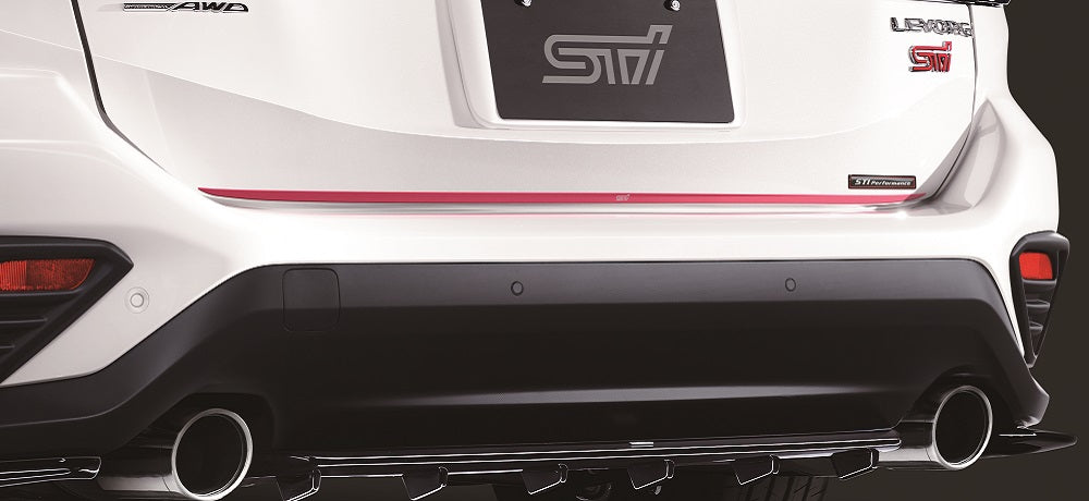 STI TAILGATE GARNISH (CHERRY RED)  For SUBARU LEVORG VN ST91042VR010