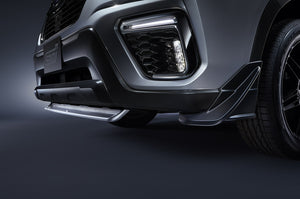 STI FRONT LIP SPOILER SILVER FOR SUBARU FORESTER SK ST96020SE010 - Black Hawk Japan