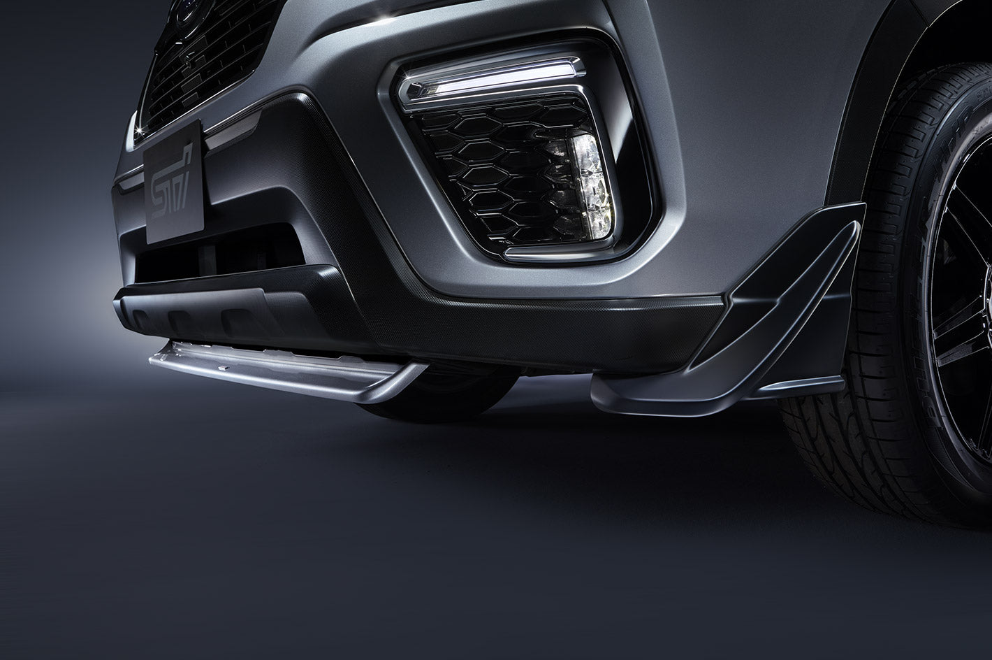 STI FRONT SIDE UNDER SPOILER FOR SUBARU FORESTER SK ST96020SE020