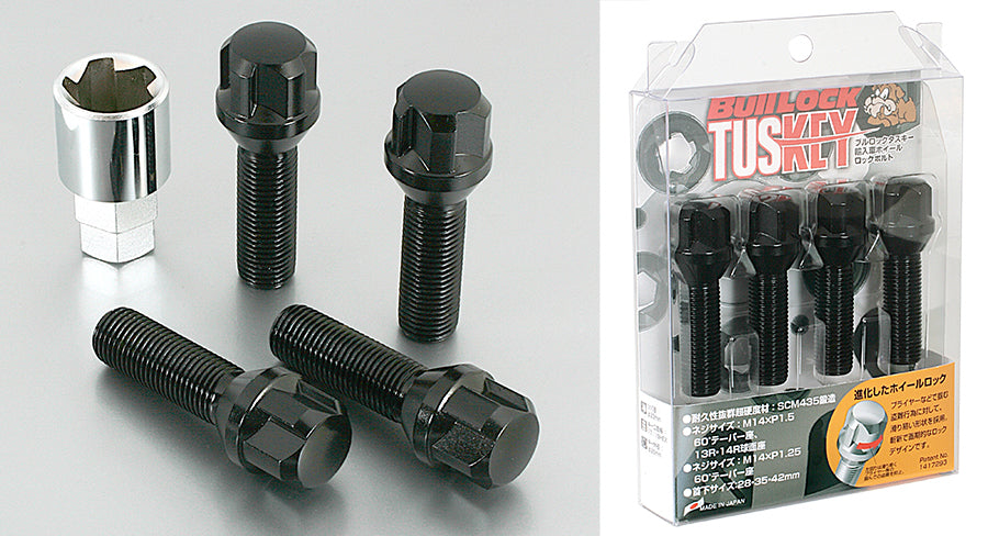 KYO-EI BULL LOCK TUSKEY BOLT (BLACK) M14xP1.5 T630B-42