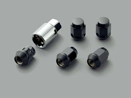 MUGEN Wheel Nut & Lock Set BLACK  For STEPWGN RP1 RP2 RP3 RP4 08181-MZ3-K0S0-BL