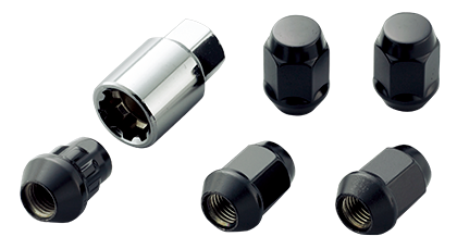 MUGEN Wheel Nut & Lock Set Black  For VEZEL HR-V RU1 RU2 RU3 RU4 08181-MZ3-K0S0-BL