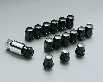 MUGEN Wheel Nut & Lock Set BLACK  For N-WGN JH1 JH2 08181-M07-K0S0-BL