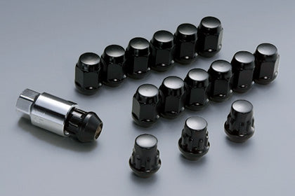 MUGEN Wheel Nut & Lock Set Black  For FIT JAZZ GK3 GK4 GK5 GK6 GP5 GP6 08181-M07-K0S0-BL