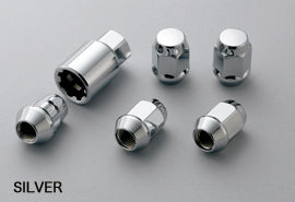 MUGEN Wheel Nut & Lock Set SILVER  For CIVIC TYPE R EURO FN2 08181-MZ3-K0S0-S
