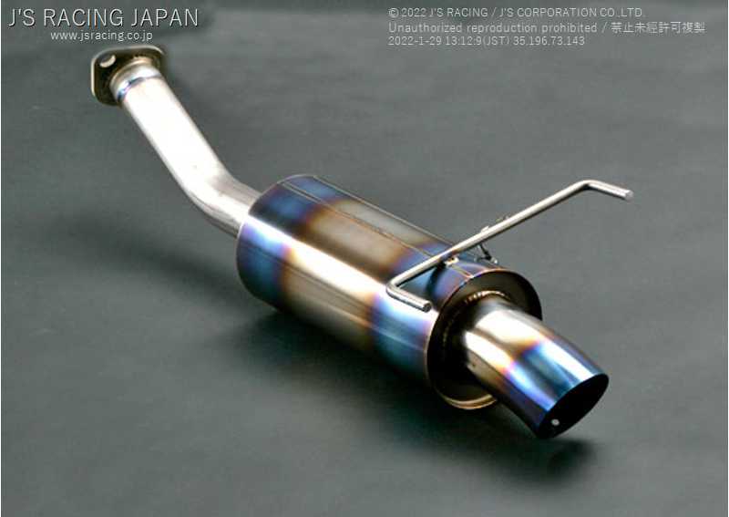 J'S RACING SUS EXHAUST PLUS REAR TAIL 50R FOR HONDA CR-Z ZF1 LEA-MF6 T304-Z1-50R