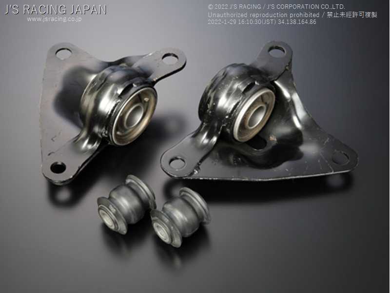 J'S RACING FRONT LOWER ARM REINFORCED BUSH FOR HONDA FIT GE8 L15A RFLB-F3 - Black Hawk Japan