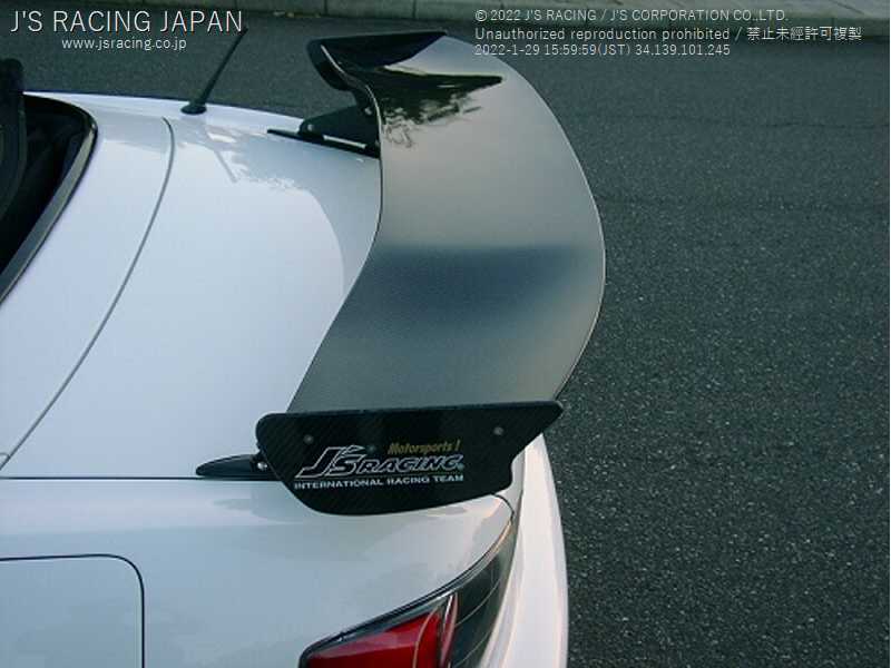 J'S RACING 3D GT-WING LOW MOUNT WET CARBON FOR HONDA S2000 AP1 2 F20C F22C DGW1-S1-WL