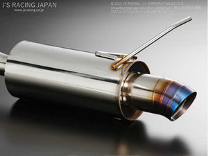 J'S RACING SUS EXHAUST PLUS REAR TAIL 50R FOR HONDA CR-Z ZF1 LEA-MF6 T304-Z1-50R
