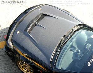 J'S RACING AERO BONNET TYPE-S FULL CARBON FOR HONDA INTEGRA DB8 B18C ABS-T2F-CC