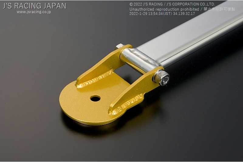 J'S RACING REAR ALUMINUM STRUT TOWER BAR FOR HONDA CIVIC FD2 K20A TB-D2-R