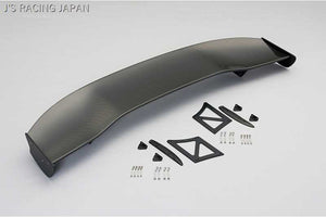 J'S RACING 3D GT-WING TYPE1 WET CARBON 1390 FOR HONDA CIVIC FD2 K20A DGW1-D2-WSEJ