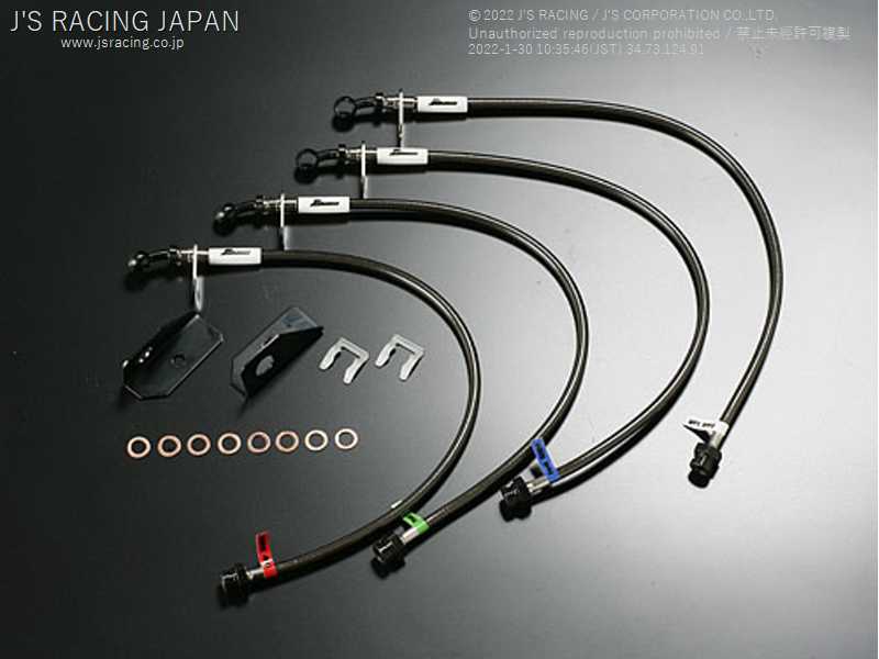 J'S RACING BRAKE LINE SYSTEM SUS FOR HONDA CR-Z ZF1 LEA-MF6 BLS-Z1-SU