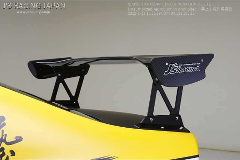 J'S RACING 3D GT-WING TYPE1 WET CARBON 1390 FOR HONDA CIVIC FD2 K20A DGW1-D2-WSEJ