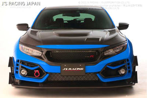 J'S RACING HATCHBACK FRONT SPORT GRILL CARBON FOR HONDA CIVIC FK7 AG-K7-C