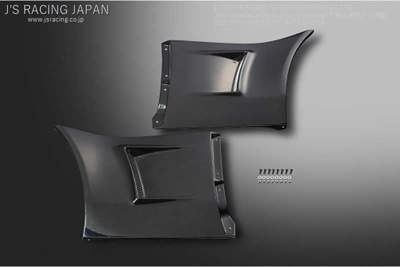 J'S RACING FRP DUCT SET FOR TYPE-S WIDE FENDER FOR HONDA S2000 AP1 F20C JSFC-S1-F