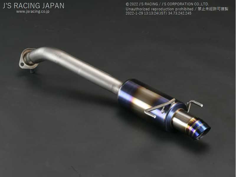 J'S RACING SUS EXHAUST PLUS REAR TAIL 60R FOR HONDA STREAM RN6 8 R18A R20A T304-SM2-60R