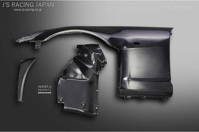 J'S RACING FRONT WIDE FENDER KIT TYPE-S LEFT FOR HONDA S2000 AP1 F20C JSWF-S1F-L