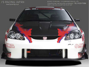 J'S RACING FRONT BUMPER TYPE-S CARBON FOR HONDA INTEGRA DC5 K20A JSF-T5K-C