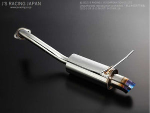 J'S RACING SUS EXHAUST PLUS REAR TAIL 50R FOR HONDA FIT GK5 T304-F5-50R