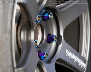 J'S RACING TITANIUM PENETRATION NUT 19HEX 5 HOLE PACK TNW-02-5H
