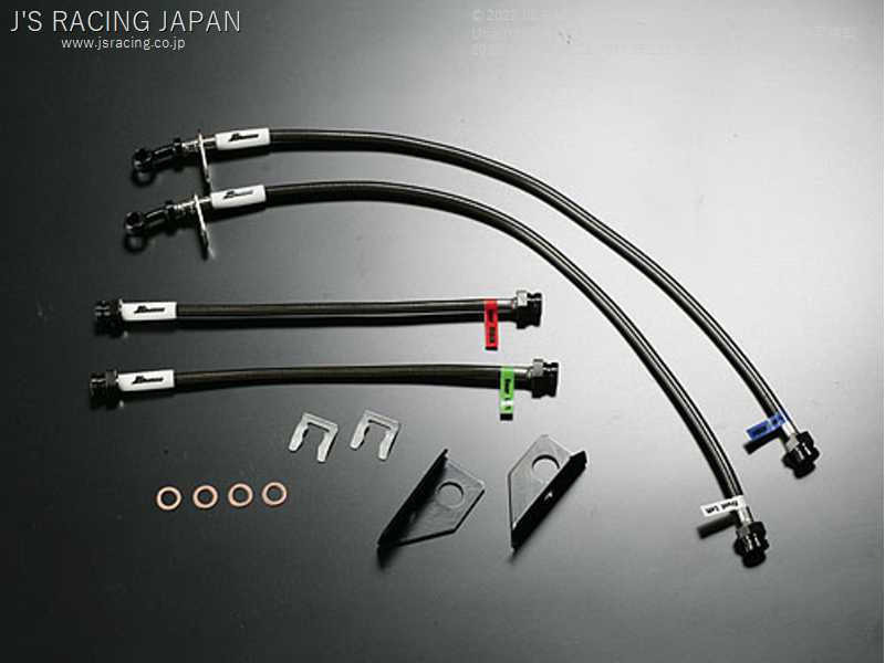 J'S RACING BRAKE LINE SYSTEM SUS FOR HONDA BRIO DD1 BLS-DD1-SU - Black Hawk Japan