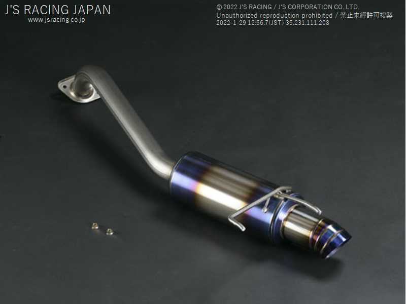 J'S RACING KOUKI MT FX-PRO FULL TI MUFFLER REAR TAIL 50R REGAL FOR HONDA FIT GE8 L15A FTM-F3L-50R