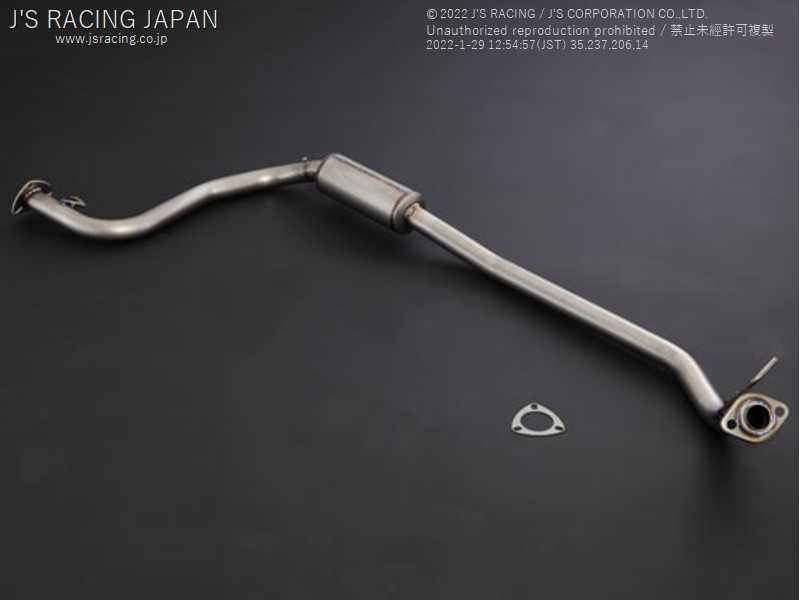 J'S RACING FX-PRO FULL TITANIUM MUFFLER CENTER PIPE 50CT FOR HONDA FIT GK5 FTM-F5-50CT