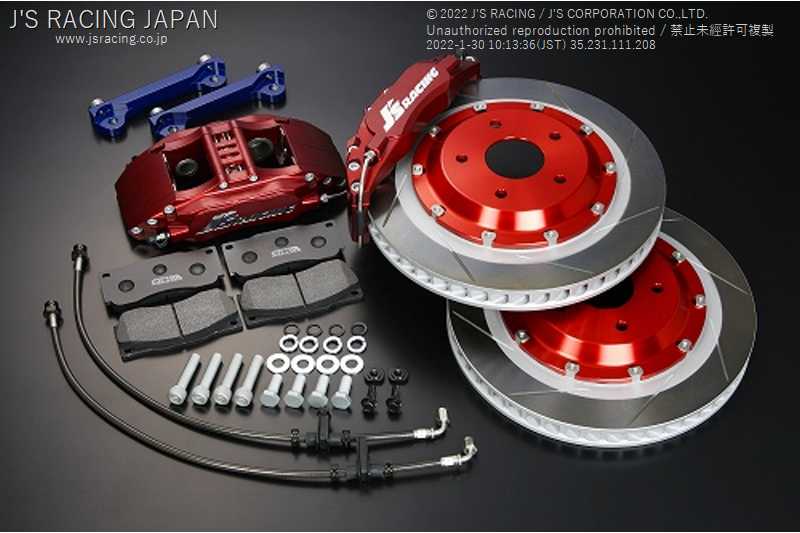 J'S RACING 6-POT CALIPER KIT FOR HONDA CIVIC FD2 K20A B6P-D2