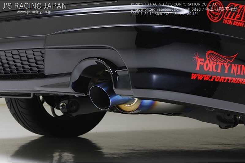 J'S RACING R304 SUS EXHAUST 60R FOR HONDA STREAM RN6 8 R18A R20A R304-SM2-60R