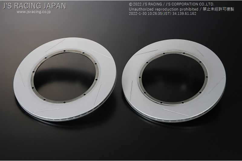 J'S RACING BRAKE ROTOR SET FOR SPL REAR BRAKE KIT FOR HONDA S2000 AP1 2 F20C F22C RBR-S1-N