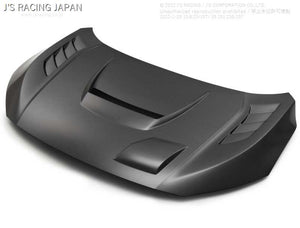 J'S RACING AERO BONNET TYPE-V CARBON FRP FOR HONDA CIVIC FK8 ABV-K8-C
