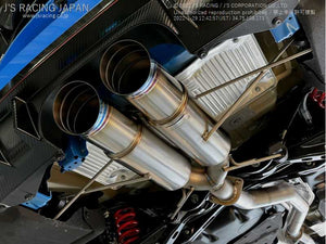 J'S RACING FX-PRO FULL TITANIUM MUFFLER DUAL 70RS FOR HONDA CIVIC FK8 FTMW-K8-70RS
