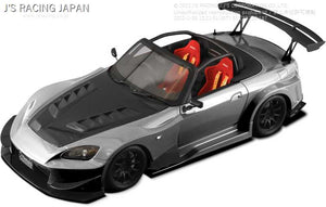 J'S RACING ONE MODEL TYPE-GT 1 18 RESIN MODEL SILVERSTONE METALLIC OMD18-S1-NH630M - Black Hawk Japan