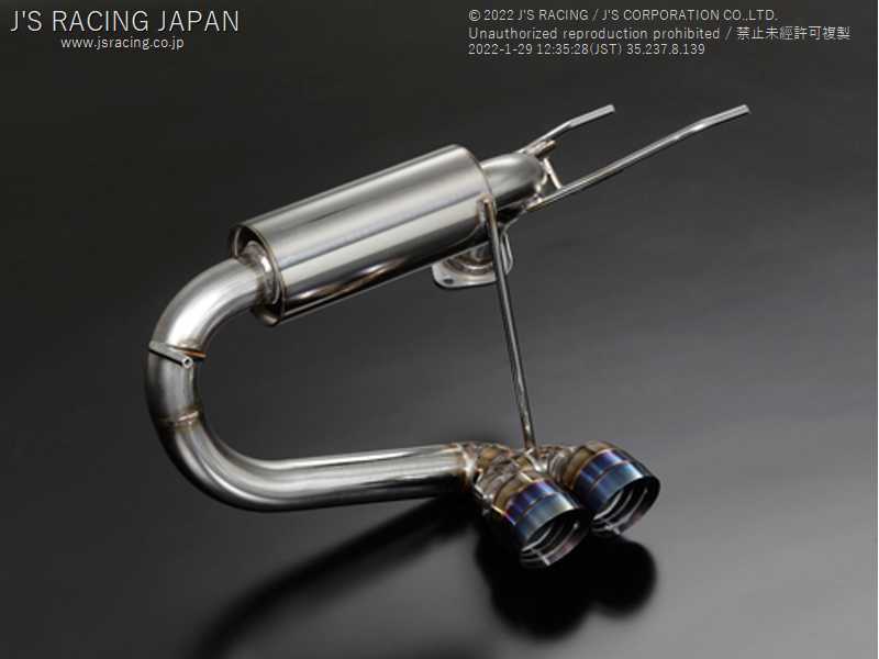 J'S RACING R304 SUS EXHAUST SYSTEM 50RS FOR HONDA S660 JW5 R304-S6-50RS